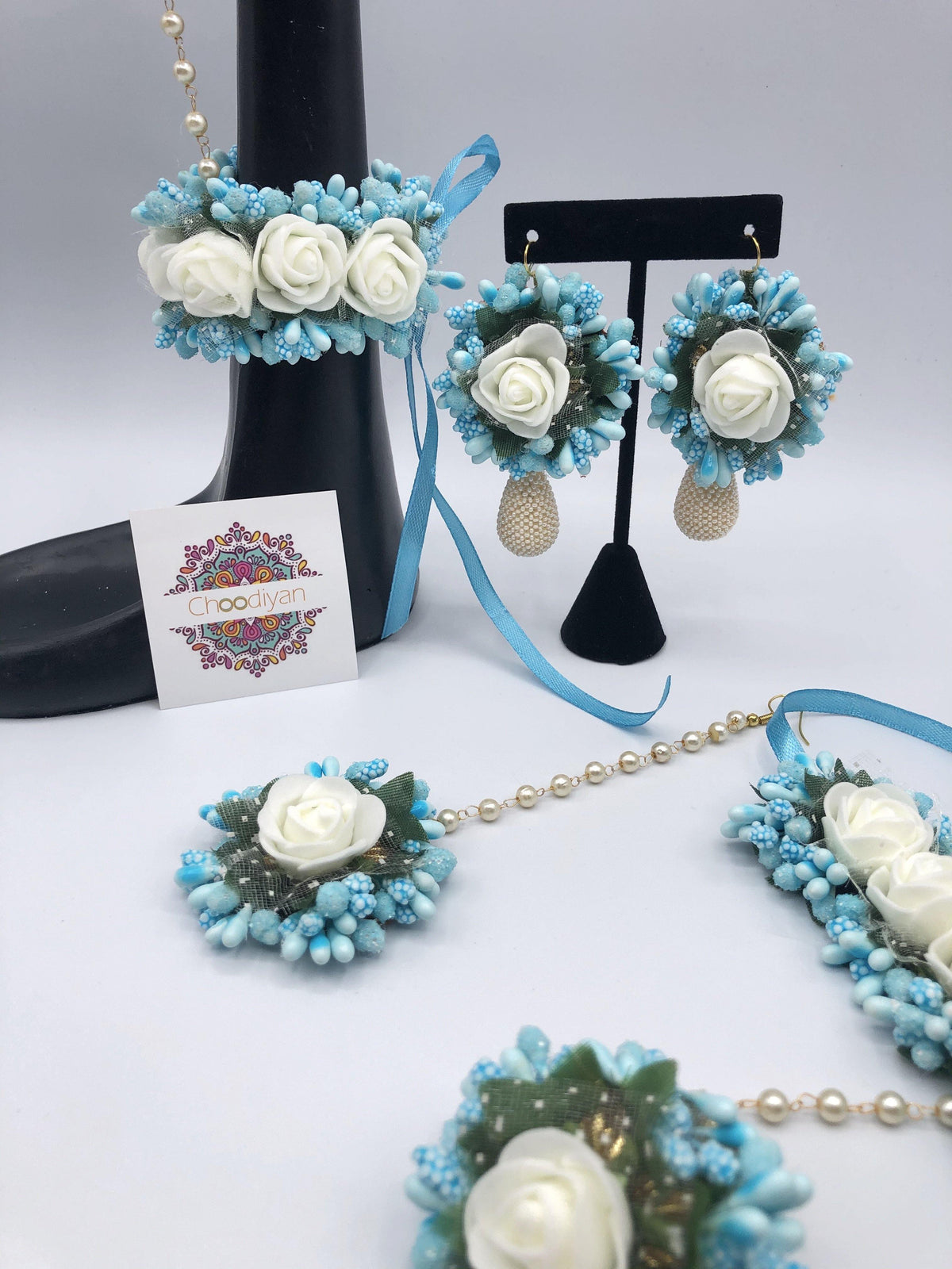Shana - Floral Jewelry - Choodiyan