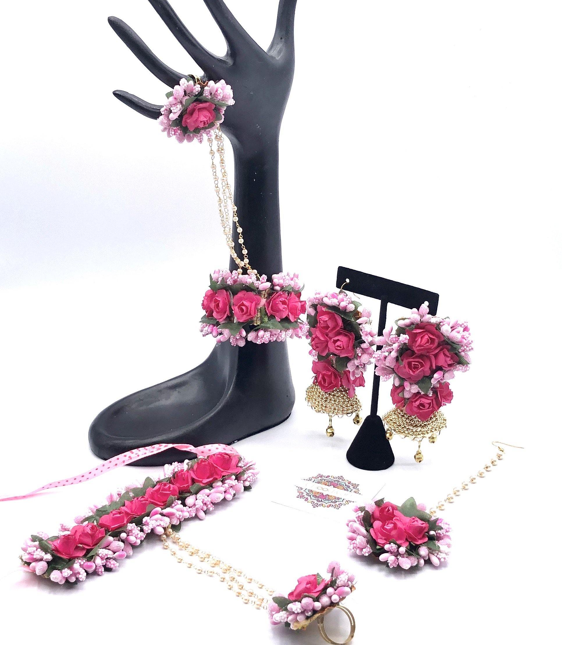 Rachna - Floral Jewelry - Choodiyan
