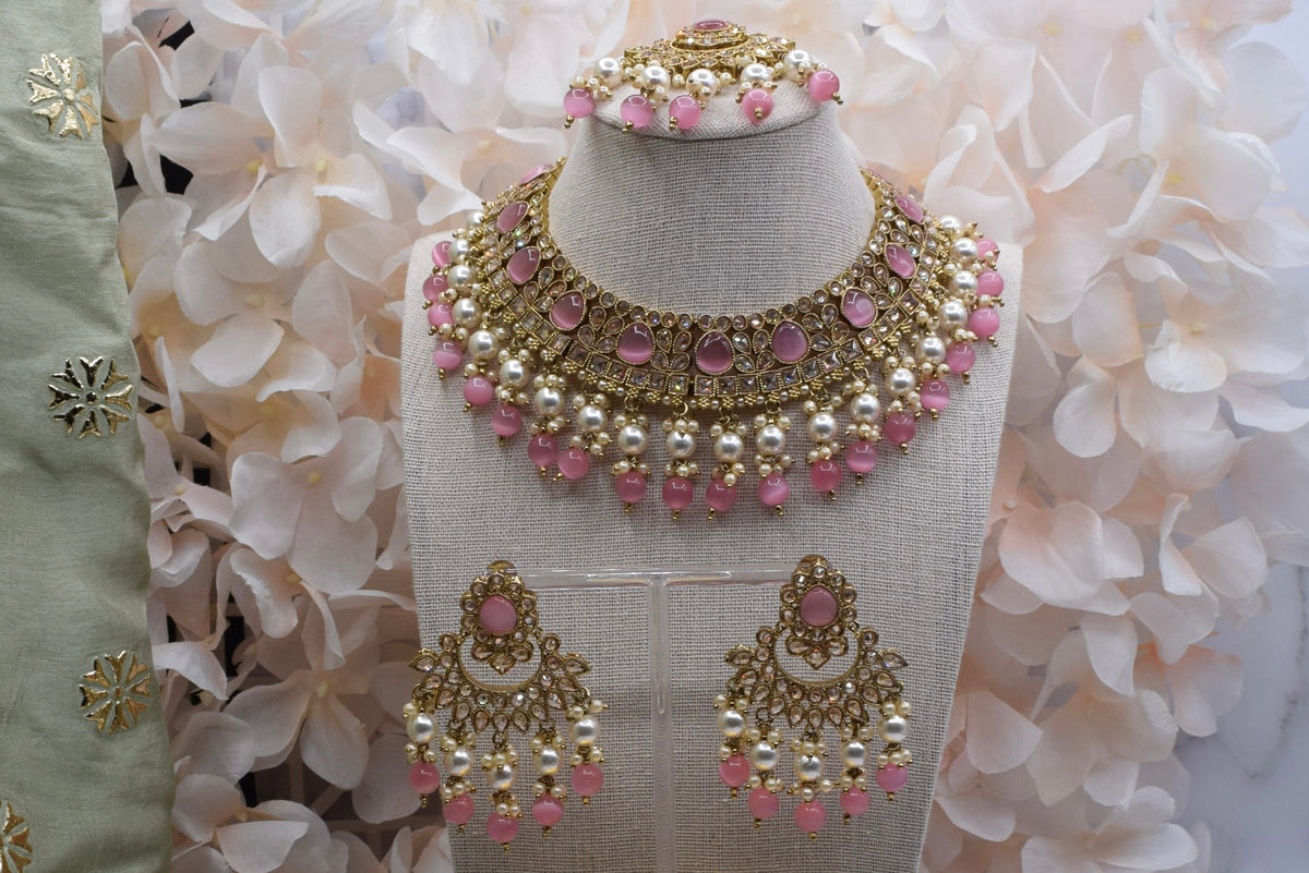 Manvi- Polki Necklace Set