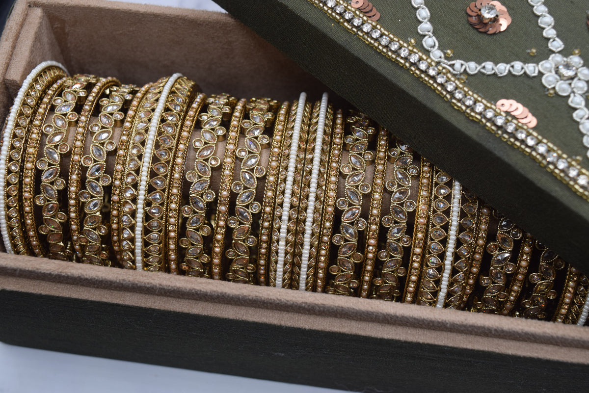 Polki Bangle Set