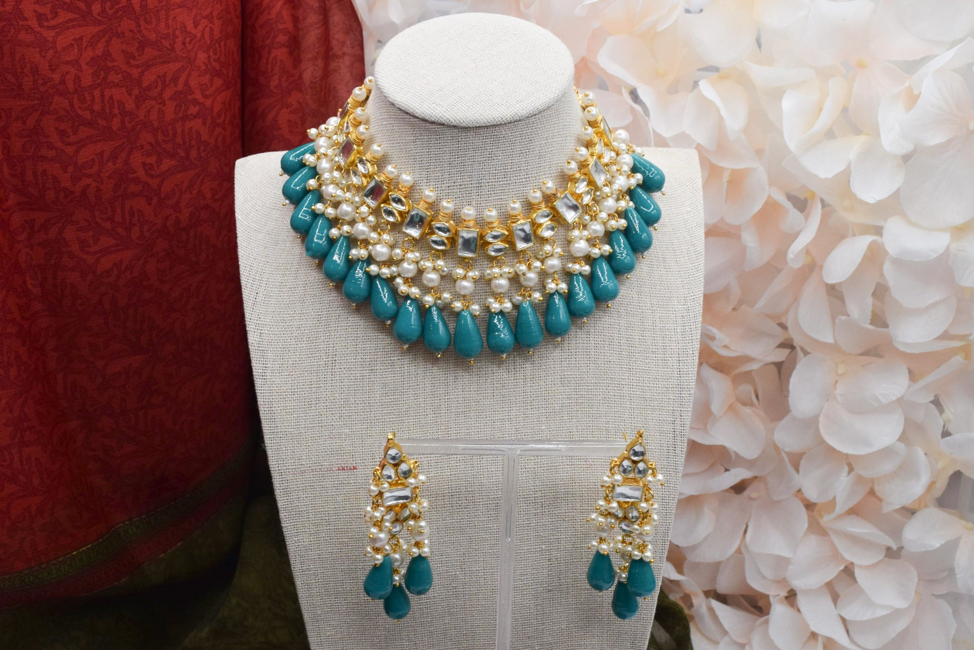 Fatima - Pachi Kundan Necklace Set