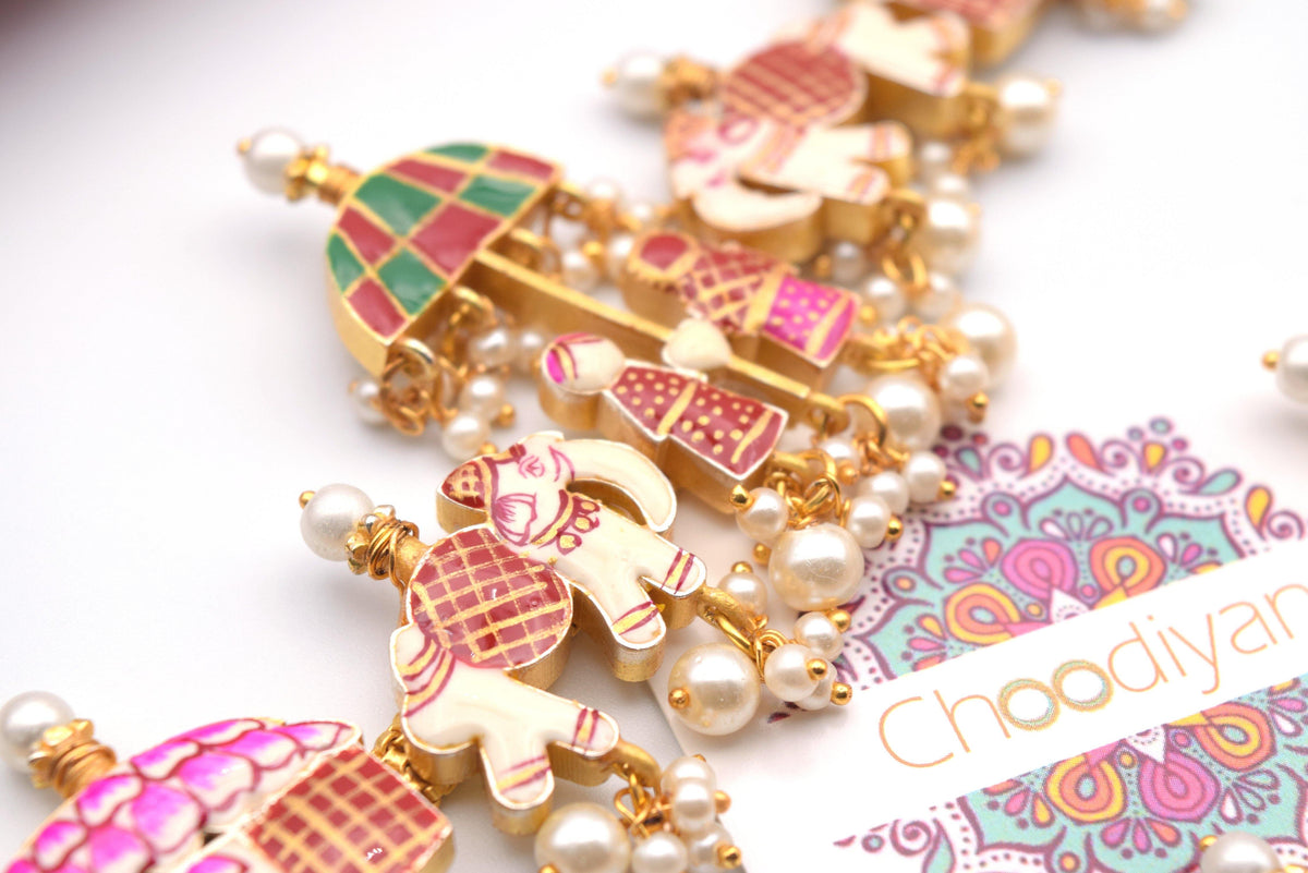 Heirloom - Meenakari Anklet - Choodiyan