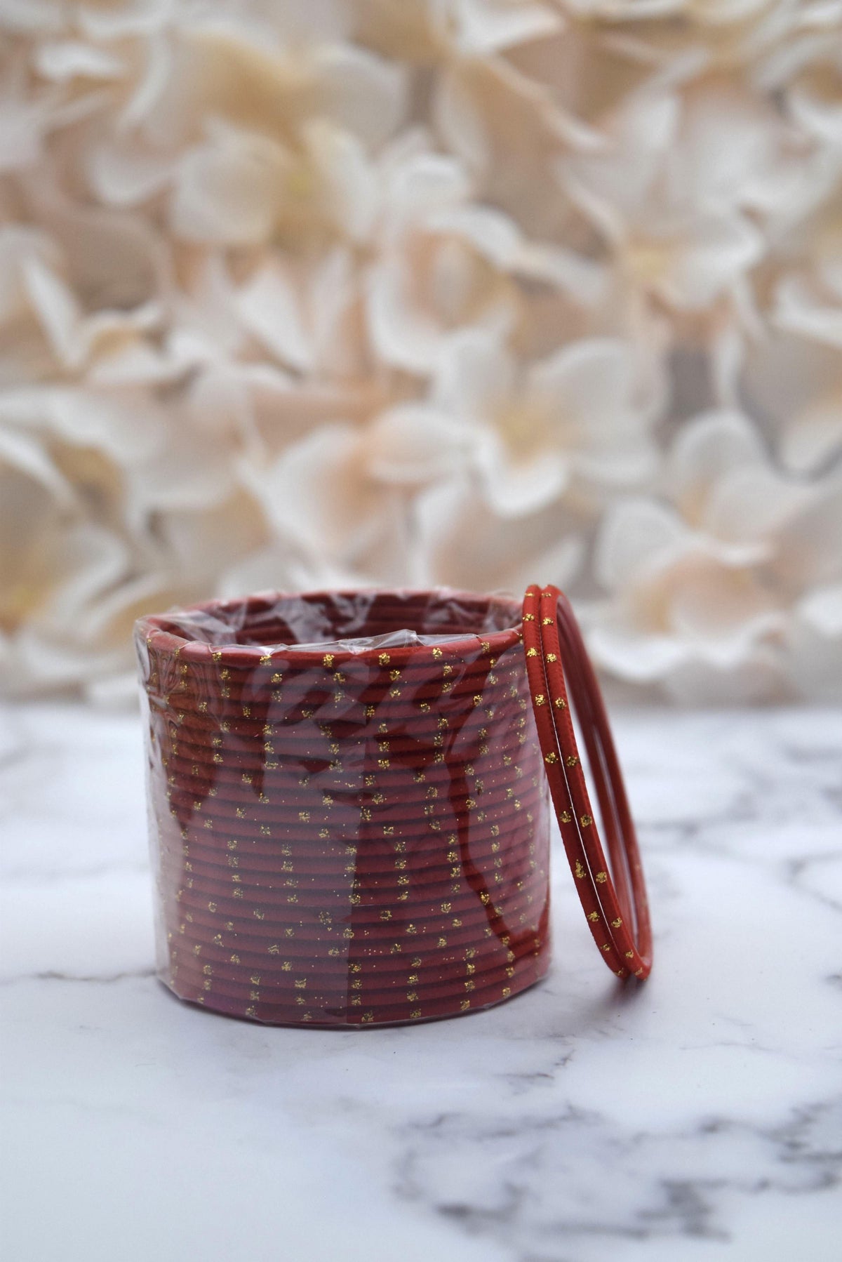 Red Bangle Stack - Choodiyan