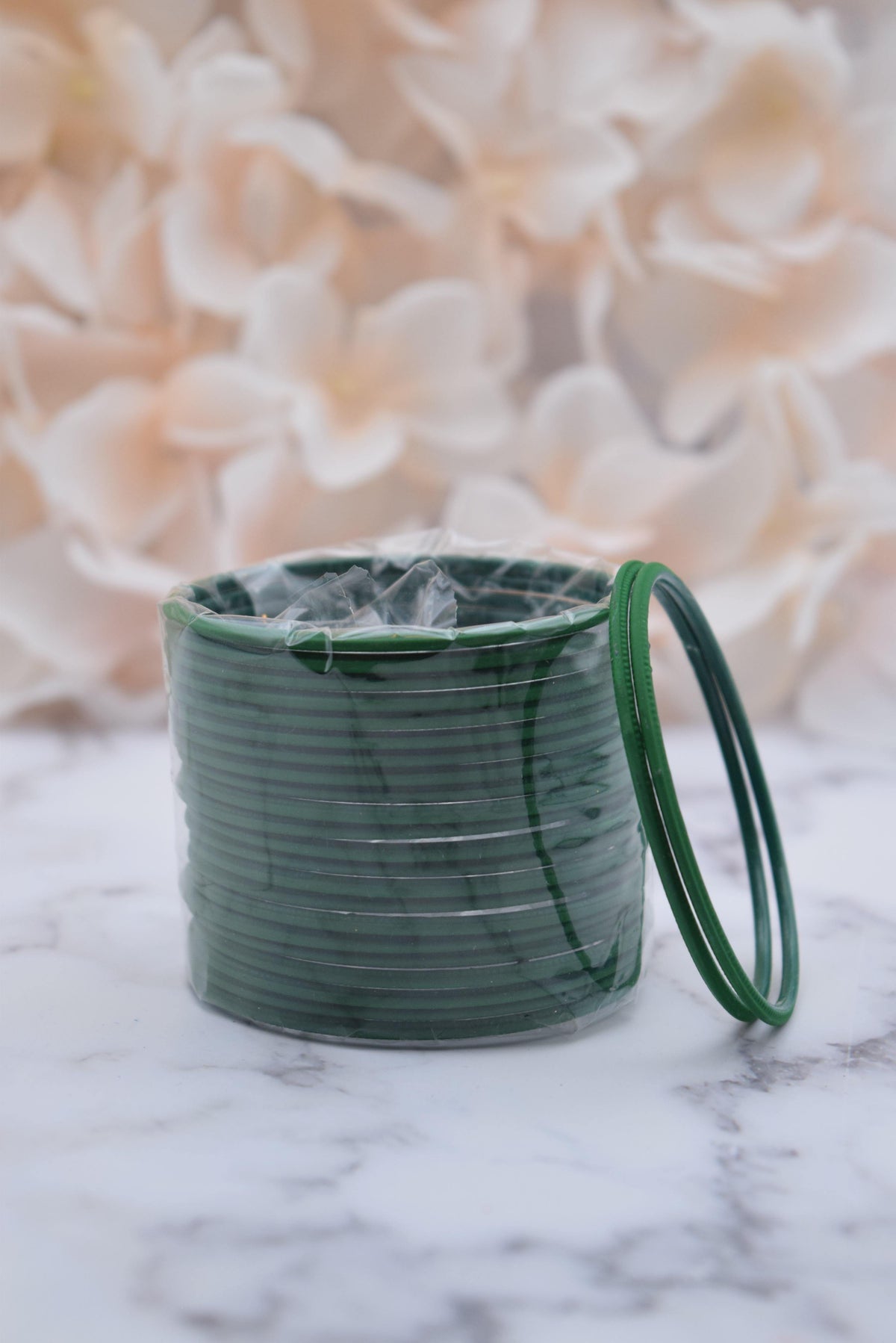 Green Bangle Stack - Choodiyan