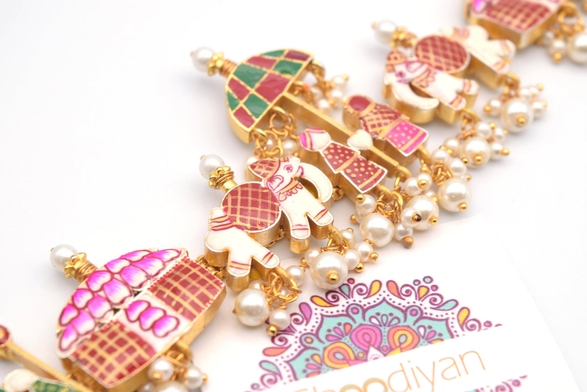 Heirloom - Meenakari Anklet - Choodiyan