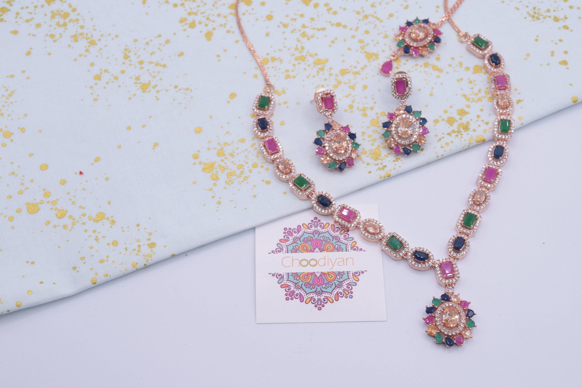 Multi - Necklace Set - Choodiyan