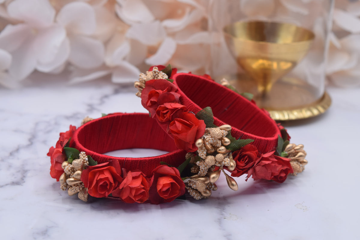 Floral bangles