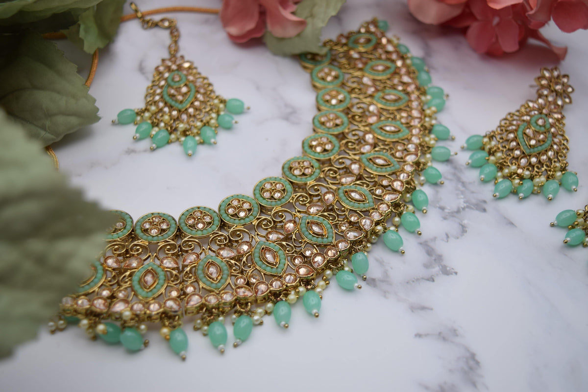 Aradhya - Polki Necklace - Choodiyan