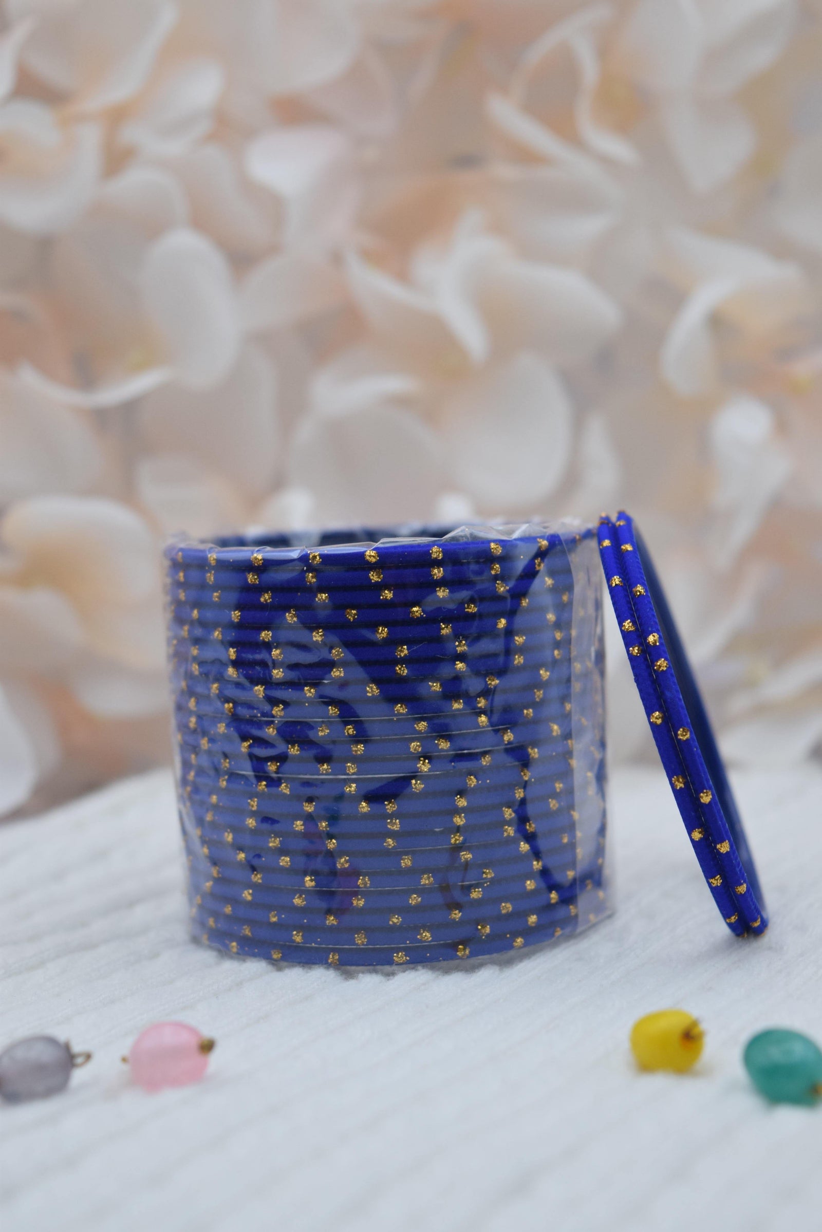 Royal Blue Bangle Stack - Choodiyan