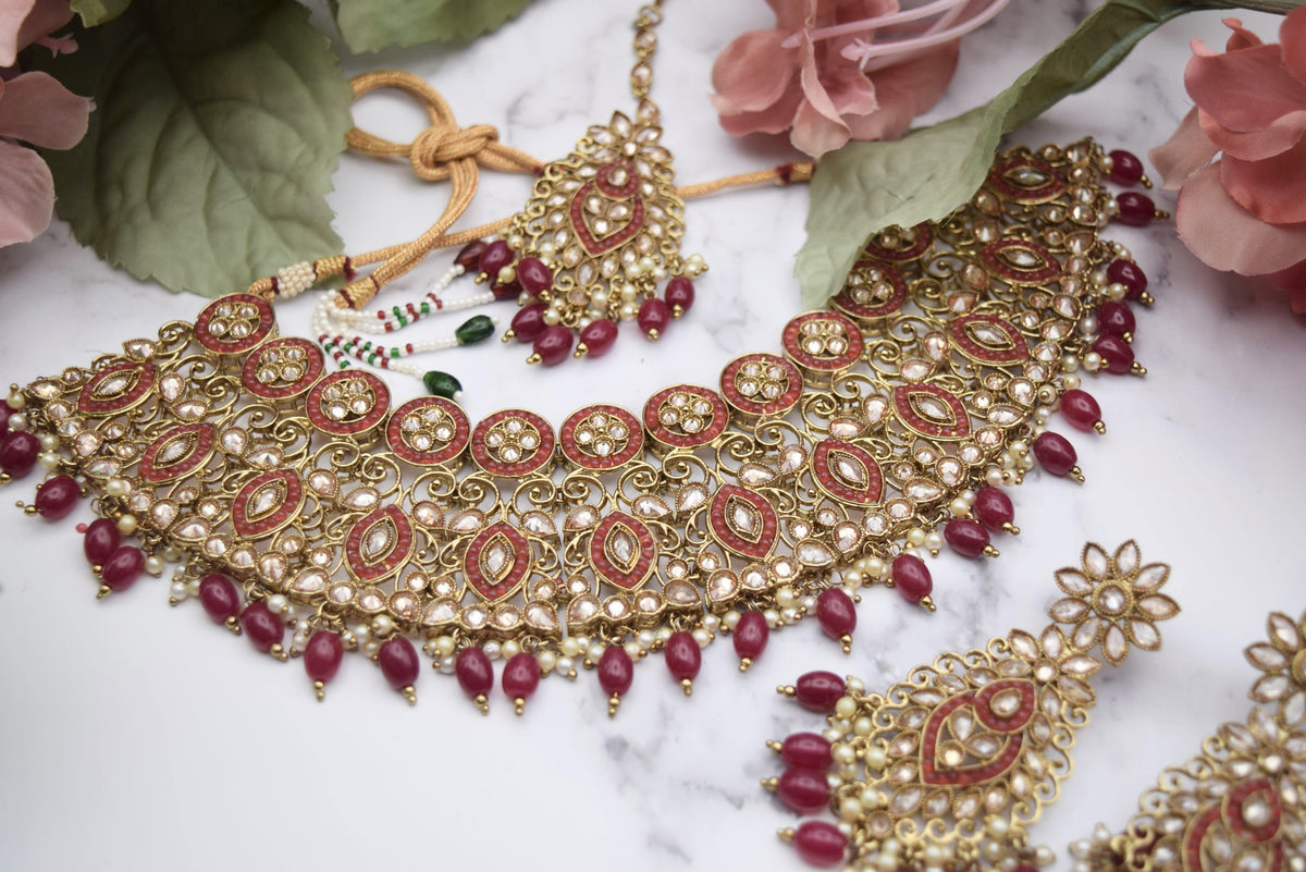 Aradhya - Polki Necklace - Choodiyan