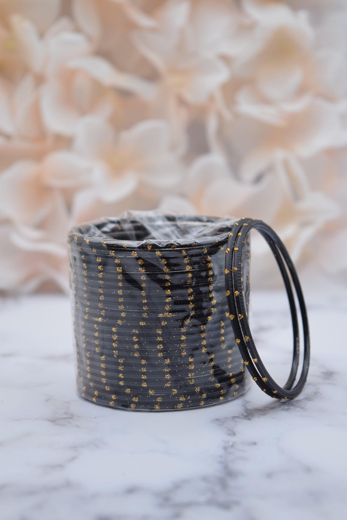 Black Bangle Stack - Choodiyan