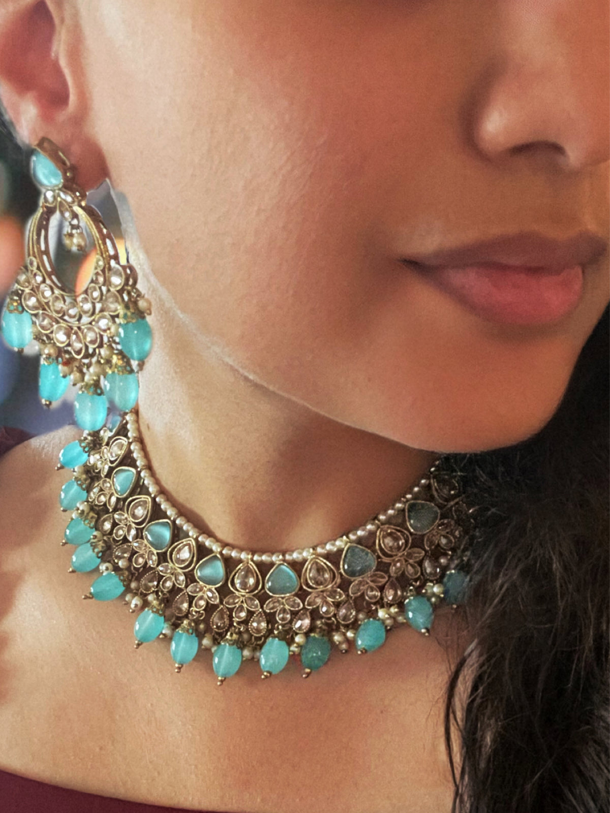 Prerna Polki Necklace Set