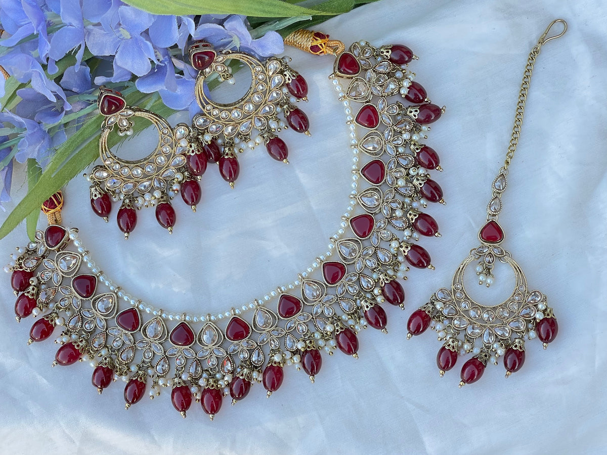 Prerna Polki Necklace Set