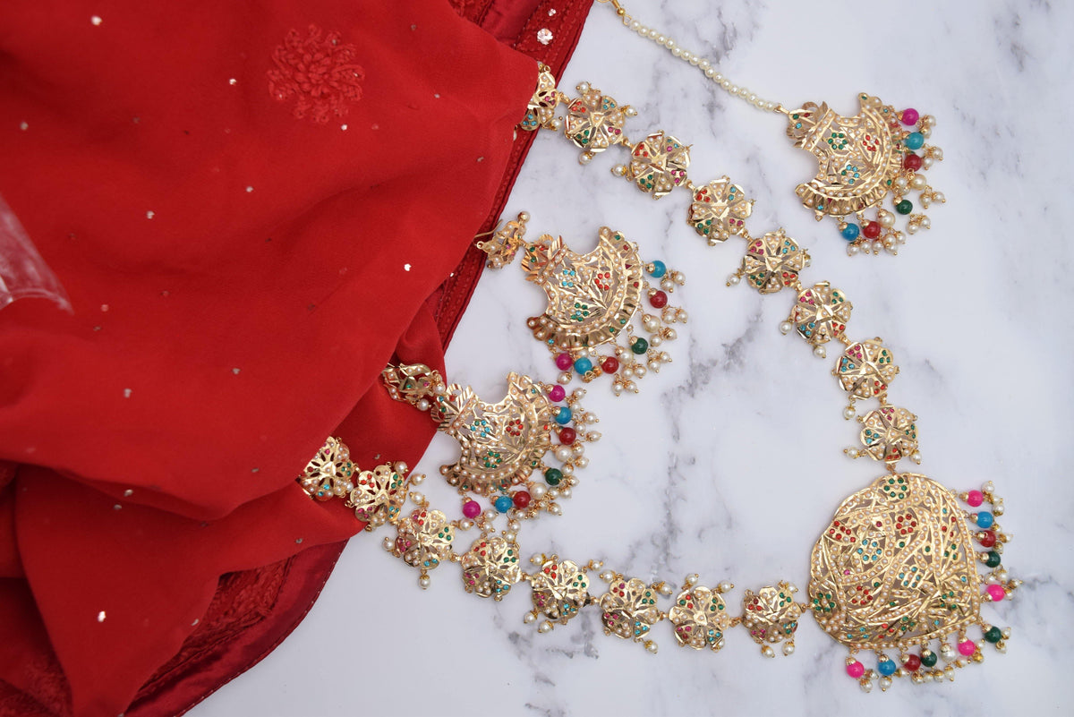 Kanika - Jadau Necklace Set - Choodiyan