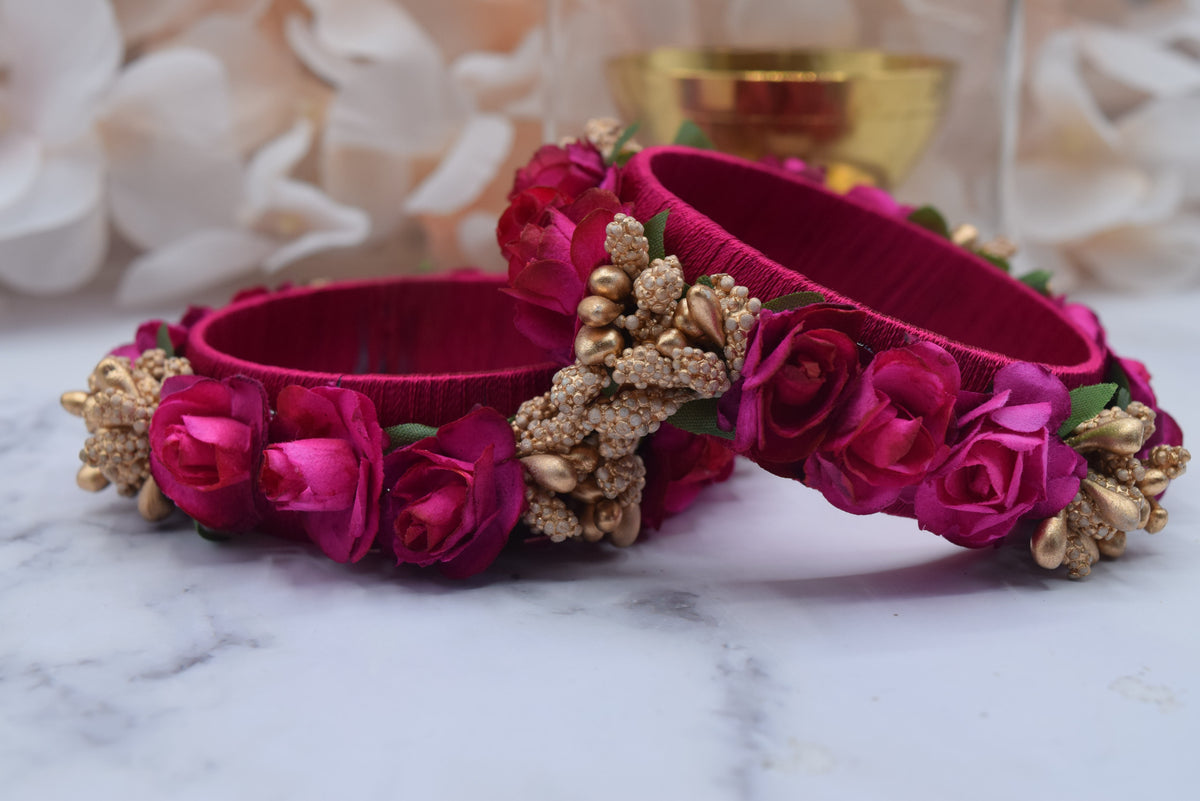 Floral bangles